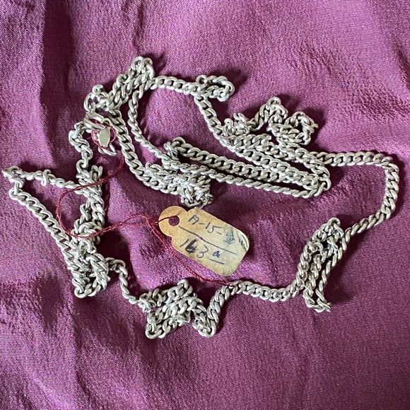 Agem I Sterling Silver Curb Neck Chain 30" - Picture 8 of 16